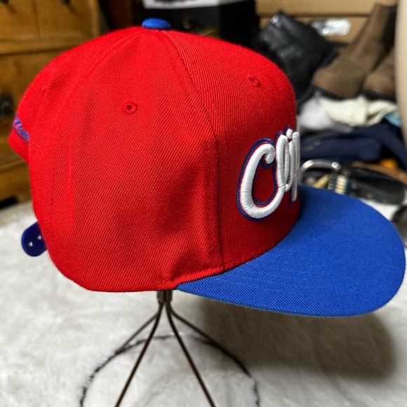 Mitchell & Ness LA Clippers Embroidered Snapback Wool Mix Baseball Hat Adult OS - Picture 4 of 12